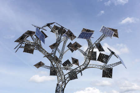 Bristol, UK - May 30, 2015: The Energy tree at the At-Bristol science centre