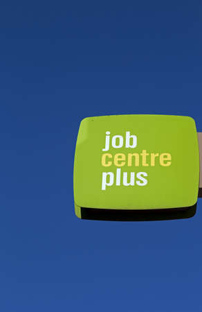 Bristol, UK - February 24, 2016; A Jobcentre Plus signのeditorial素材