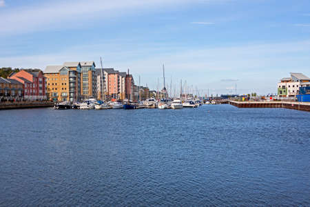 Portishead, UK - April 29, 2009: Portishead Quays Marina