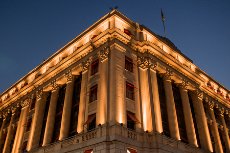 classical view of old enterprise, with a very new useのeditorial素材