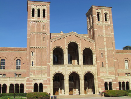 Los Angeles USA, 3 March 2011: View of Royce Hall red brick building on University of California Los...