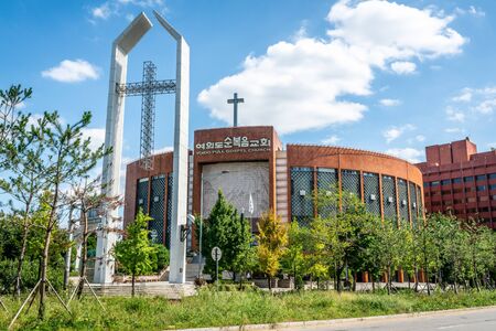 Seoul Korea , 23 September 2019 : Yoido full gospel church the World's Largest Megachurch on Yeouido...