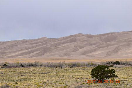 The Great Sand Dunes National Park, Colorado, United States.の写真素材
