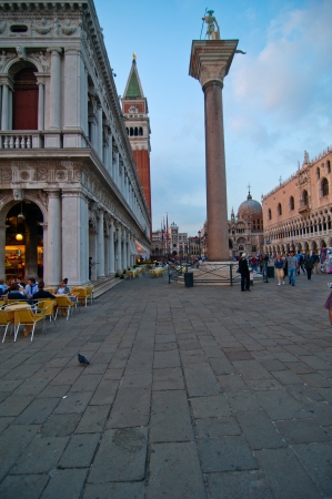 Venice Italy Saint Marco square pittoresque viewのeditorial素材