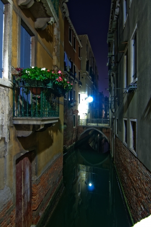 unusual pittoresque view of Venice Italy most touristic place in the world still can find secret hidden spotsの写真素材