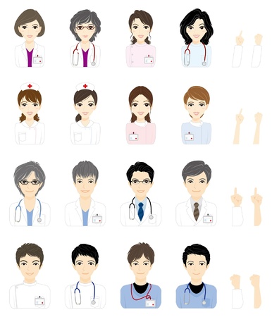 Doctor Faceのイラスト素材