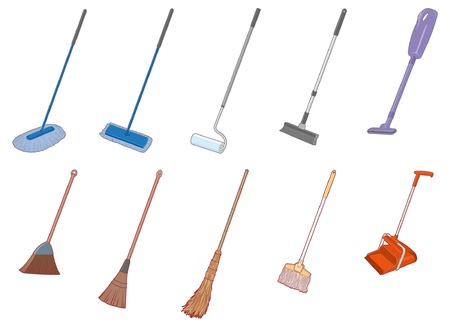 Cleaning thingsのイラスト素材
