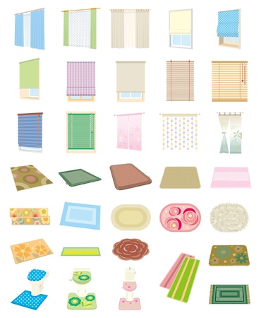 Interior goodsのイラスト素材
