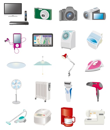 Electric appliancesのイラスト素材