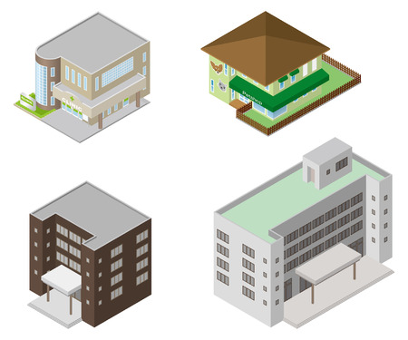 Buildingのイラスト素材