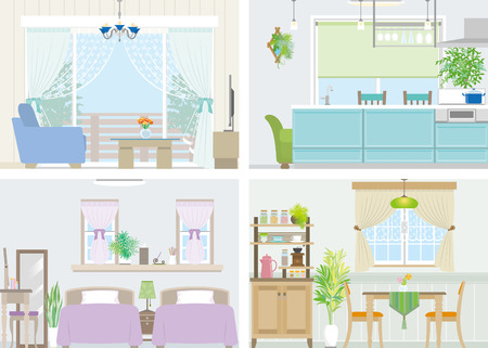 Illustration of roomのイラスト素材