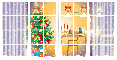 ChristmasChristmas party  Roomのイラスト素材