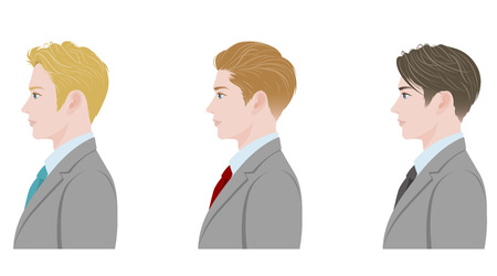 Hairstyle  Businessmanのイラスト素材