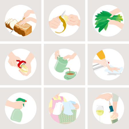 Houseworkのイラスト素材