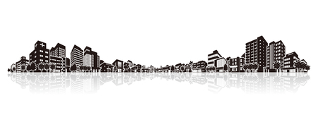 Cityscape Vector Illustrationのイラスト素材