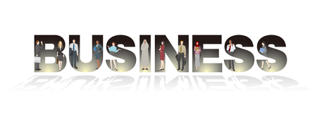 Business image illustrationsのイラスト素材