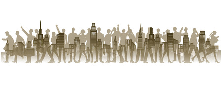 Illustration of people of the businessのイラスト素材