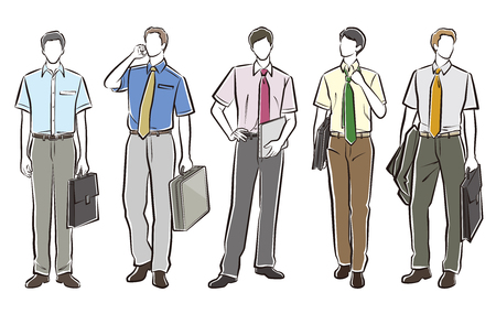 Illustration of the businessmanのイラスト素材