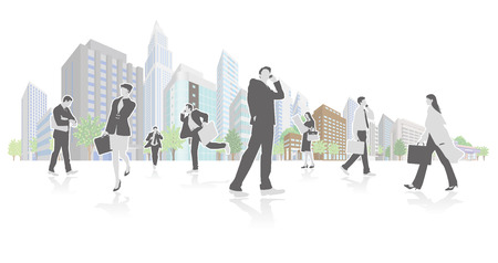 Vector illustration reflecting the image of businessのイラスト素材