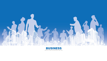 Illustration of business imageのイラスト素材