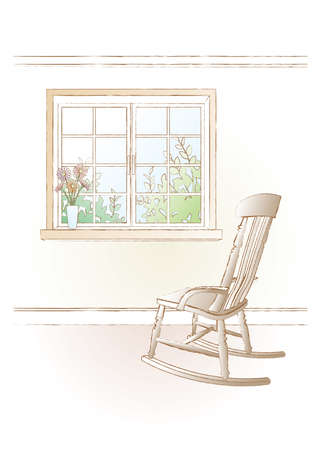 Vector illustration of the Interior.のイラスト素材