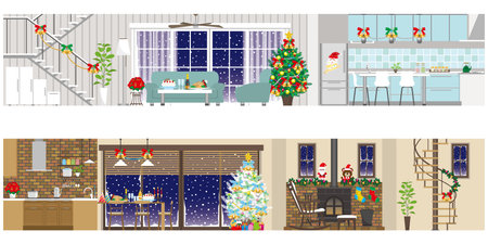 Vector illustration of the Interior.のイラスト素材