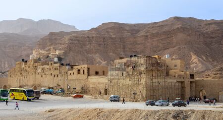 Red Sea, Egypt - March 24 2018: Saint Paul the Anchorite (Monastery of the Tigers), dates to the...