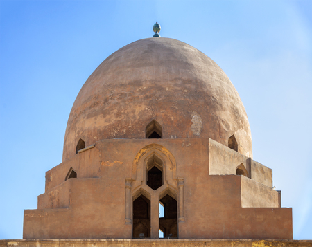 Dome of the ablution fountain of Ibn Tulun Mosque, located in Cairo, Egyptの写真素材