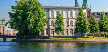 International Institute for Democracy and Electoral Assistance Headquarters, IDEA, located on the old town, Gamla Stan, Stockholm, Swedenの写真素材