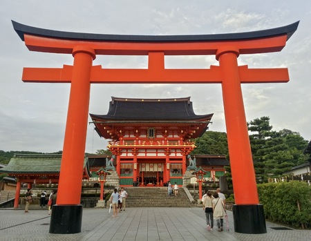 JAPAN, KYOTO, Entrance Fushimi Inari Shrinのeditorial素材