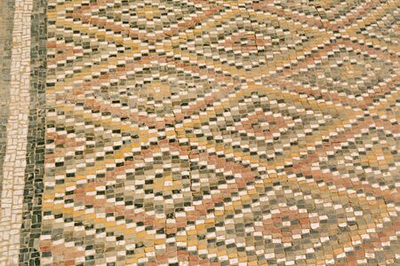 Mosaic floor,   El Jem, Tunisia