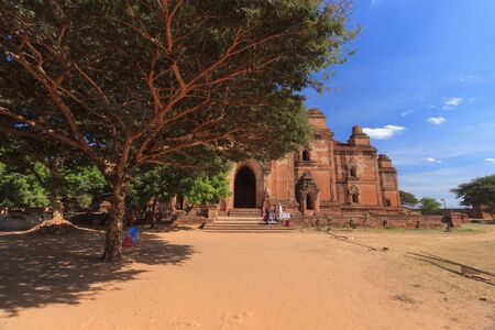 Bagan, Myanmar: a huge collection of buddhist stupas and pagodas and temples.の写真素材
