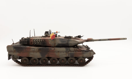 German Leopard 2A6 Main Battle Tank 1 35 scale modelの写真素材