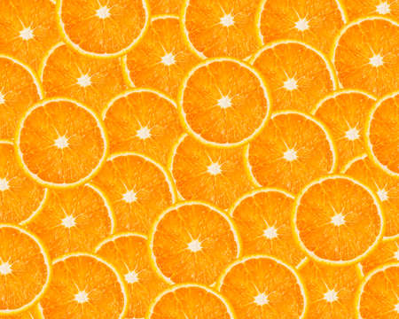 Orange slices as background texture