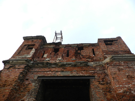 House on the street of the cityの写真素材