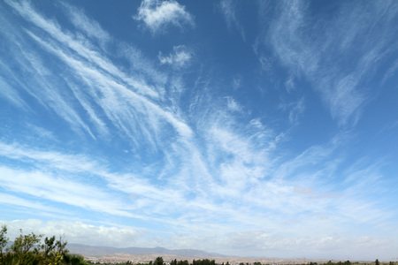 The sky and clouds on the skyの写真素材