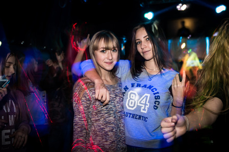 Russia, Kirov - November, 13, 2016: Big party for young people in Kirov city in 2016のeditorial素材