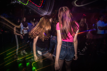 Russia, Kirov - November, 13, 2016: Big party for young people in Kirov city in 2016のeditorial素材