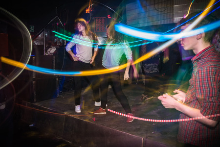 Russia, Kirov - November, 13, 2016: Big party for young people in Kirov city in 2016のeditorial素材