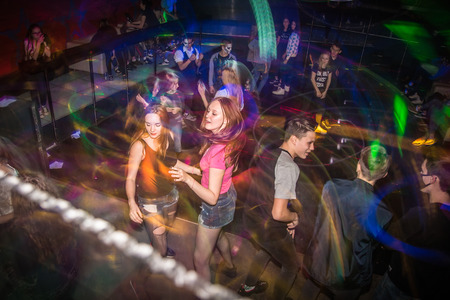 Russia, Kirov - November, 13, 2016: Big party for young people in Kirov city in 2016のeditorial素材