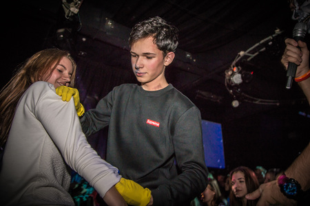 Russia, Kirov - November, 13, 2016: Big party for young people in Kirov city in 2016のeditorial素材