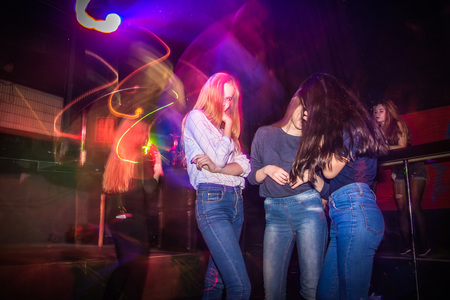 Russia, Kirov - November, 13, 2016: Big party for young people in Kirov city in 2016