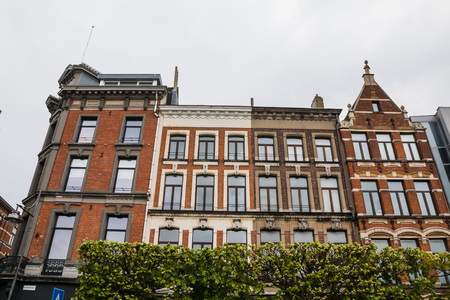 Antwerp, Belgium - April, 27, 2017: Building on the street of Antwerp in 2017のeditorial素材