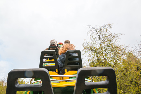 Germany, Hodenhagen - April, 22, 2017: Attraction in park attractions Serengeti in Germany in 2017のeditorial素材