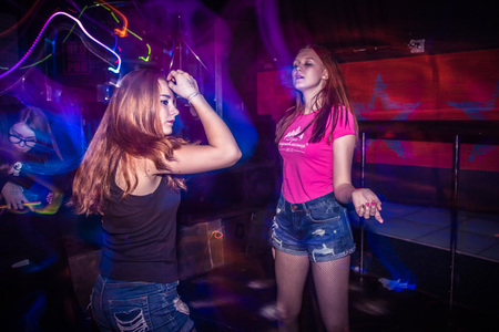 Russia, Kirov - November, 13, 2016: Big party for young people in Kirov city in 2016のeditorial素材