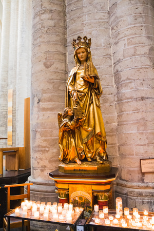 Brussels, Belgium - April, 28, 2017: Interior of Church in Brussels in 2017のeditorial素材