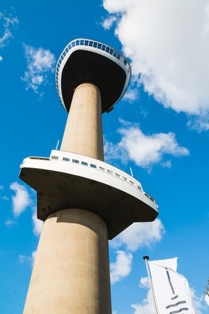 Rotterdam, Netherlands - April, 26, 2017: Euromast in Rotterdam South Holland Netherlands in 2017のeditorial素材