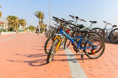 Agadir, Morocco - May 19, 2016: Street in a summer day in Agadir city. North Africa