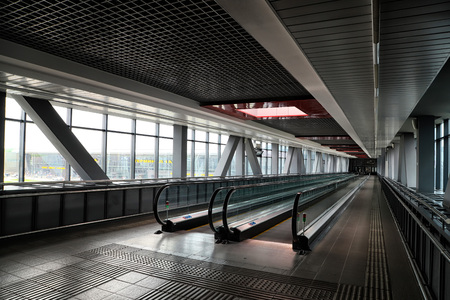 Kazan, Russia - May 19, 2018: View of the hall of airport in Kazan city
