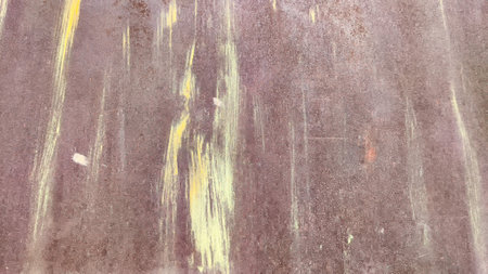 Corroded metal background. Rusted metal wall. Rusty metal background with streaks of rust. Red or...